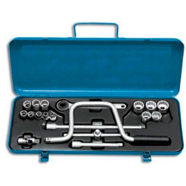 General Tools WS-0401 Juego de llaves combinadas, SAE, 9 piezas, 1/4 a 3/4